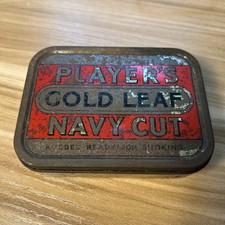 Vintage, Player's Gold Leaf Navy Cut Tobacco  Tin. 