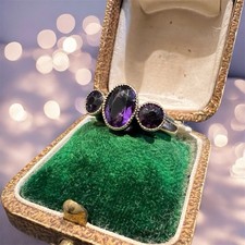 18ct Gold Victorian Amethyst