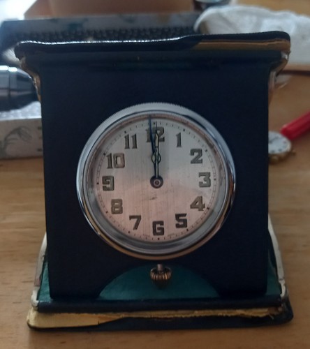 Vintage travel clock - vintage,