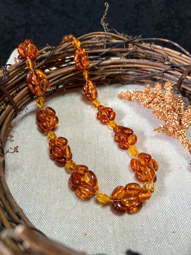 Vintage amber tone - amber-tone, cluster