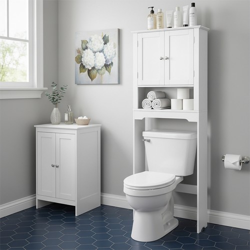 Over the toilet storage - the, rack
