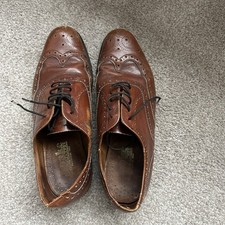 Loake Men's Brogue Shoes, Brown, Size UK 8