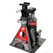 Powerbuilt 3 Ton, Bottle Jack and Jack Stands in One, 6000 Pound Capacity, Al...