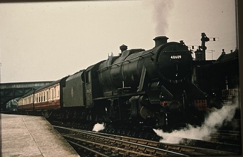 35mm slide steam loco - br,