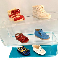 'Just the Right Shoe'  bundle with acrylic display shelf