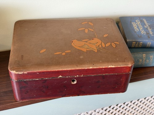 Antique japanese lacquer box - antique,