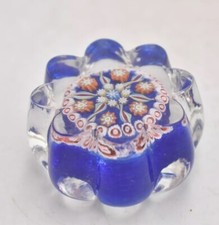 Vintage Perthshire Paperweight Millefiori Flower – Decorative Art Glass