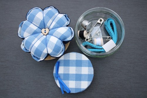 Handmade sewing kit - sewing, laura