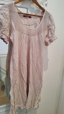 Tk Maxx Cream Peach Summer Dress S8ze EU42/14
