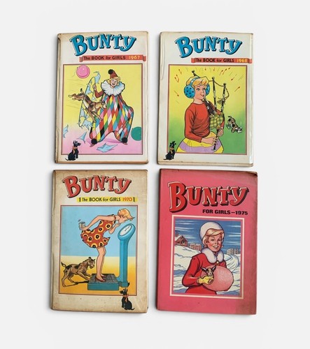 Lot vintage bunty annuals - vintage,