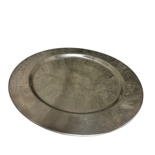 Stainless steel charger - stainless,
