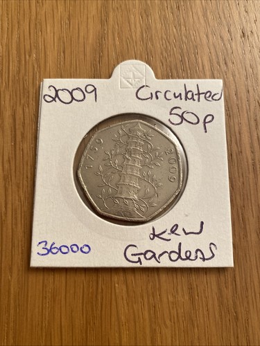 2009 original kew gardens 50p - 2009,