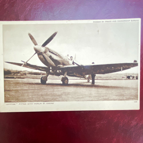 Spitfire with merlin engine - spitfire,