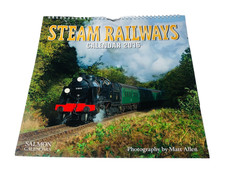 Calendar Steam Railways 2016 Train Collectable Vintage ra