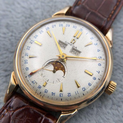 Rare omega triple calendar