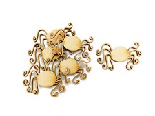 Wooden SPIDER Vintage