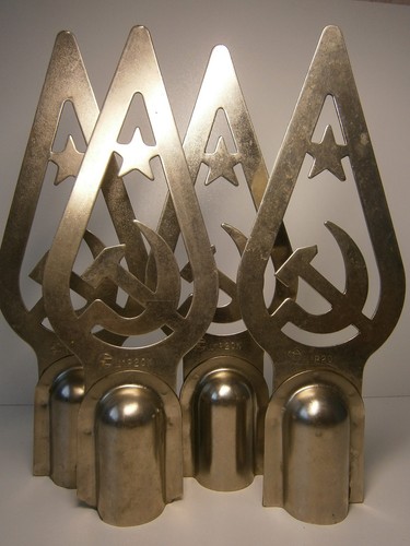 Vtg soviet flag pole finial - soviet,