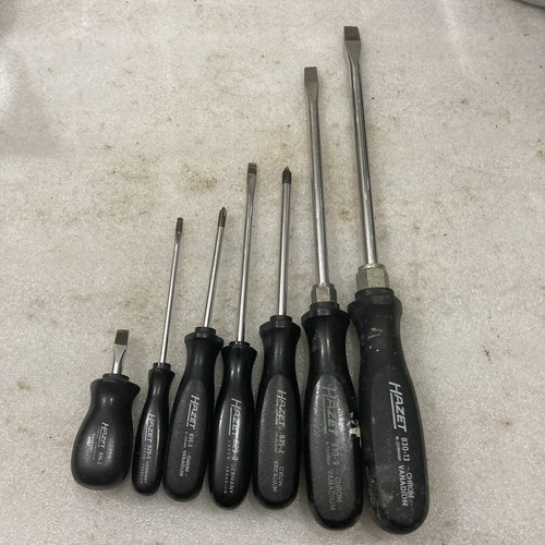 Hazet screwdriver set used - hazet, 8