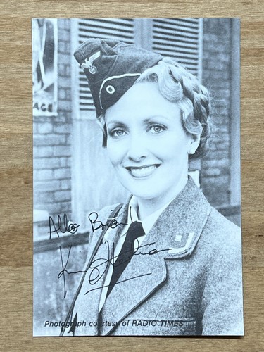 Hand signed cast card allo - cast,