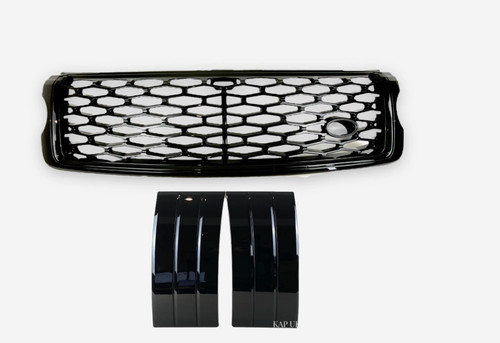 Svo black front grille side - front,