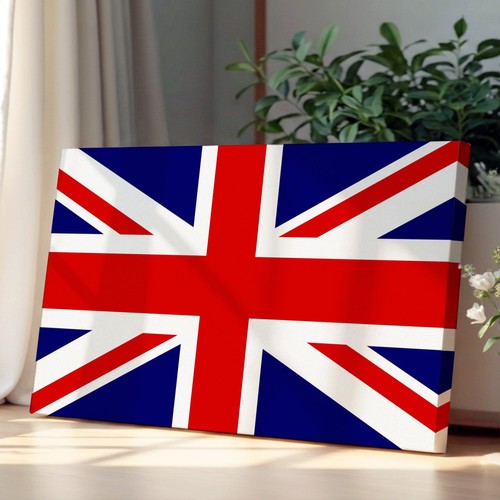 Union jack british flag canvas - jack,