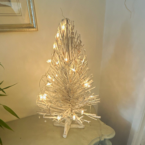 White wooden twig - wooden, tabletop