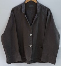 OSKA 100% Linen Jacket Grey