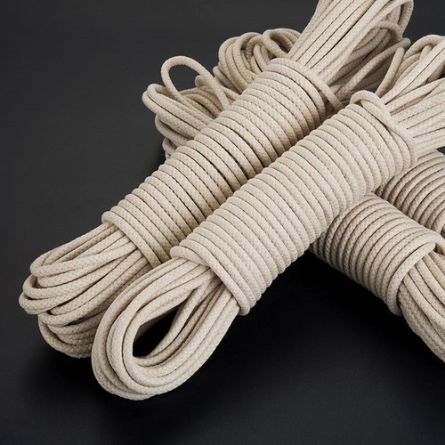 Natural cotton rope cord - natural,