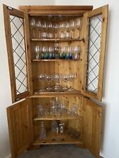 Wooden corner cabinet