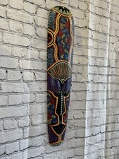 Mask 80cm Carved Wooden Dot