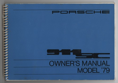 1979 porsche 911 930 owner - 1979, owner's