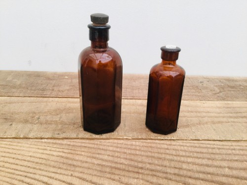 Two vintage milton octagonal - milton,