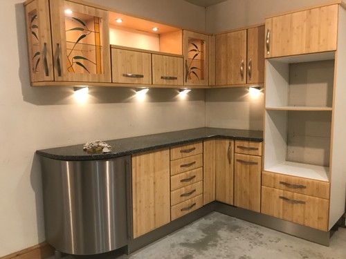Solid bamboo kitchen with - bamboo,