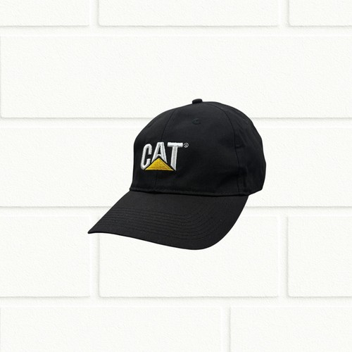 Cat black cap embroidered logo - cap,