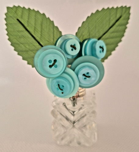 Handmade button bouquet - button,