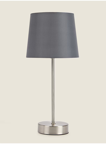 Light grey stick table lamp - grey,