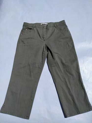 Women brax capri pants - pants, grey