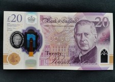 £20 KING CHARLES III  New Uncirculated  £20 Pound Note Good Condition
