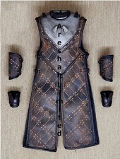 Real Leather Gambeson Coat