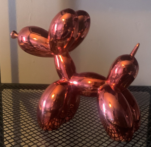 Metallic pink metal balloon - pink,