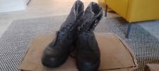 British Army Style Black Leather Assault Boot Size 270M UK 9.5