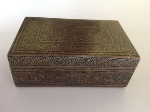 Very ornate small - very, brass