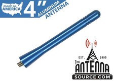**SHORT**  4" ALUMINUM BLUE