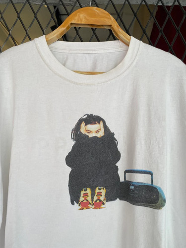 Bjork photo shirt cotton - bjork,