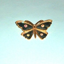 SUZI B GREEN BUTTERFLY BROOCH