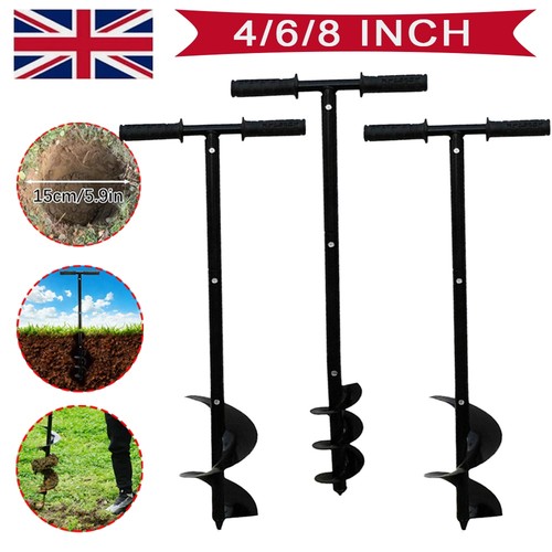Manual hand earth auger fence - manual,