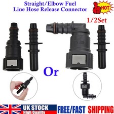 1/2Set Release Fuel Line Coupler Petrol Diesel Hose Pipe Connector 9.89mm x 8mm