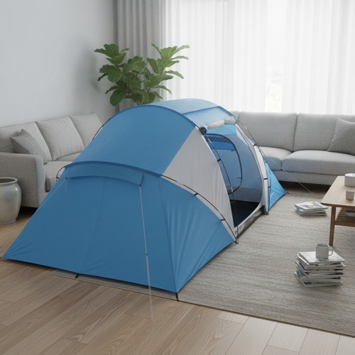 Man camping tent with 2 - tent,