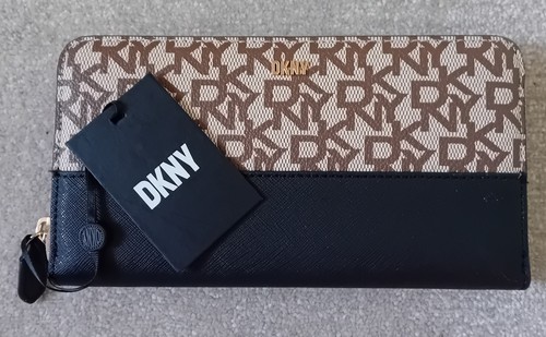 Dkny large zip - dkny, monogram