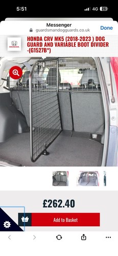 Honda crv mk5 dog - honda,